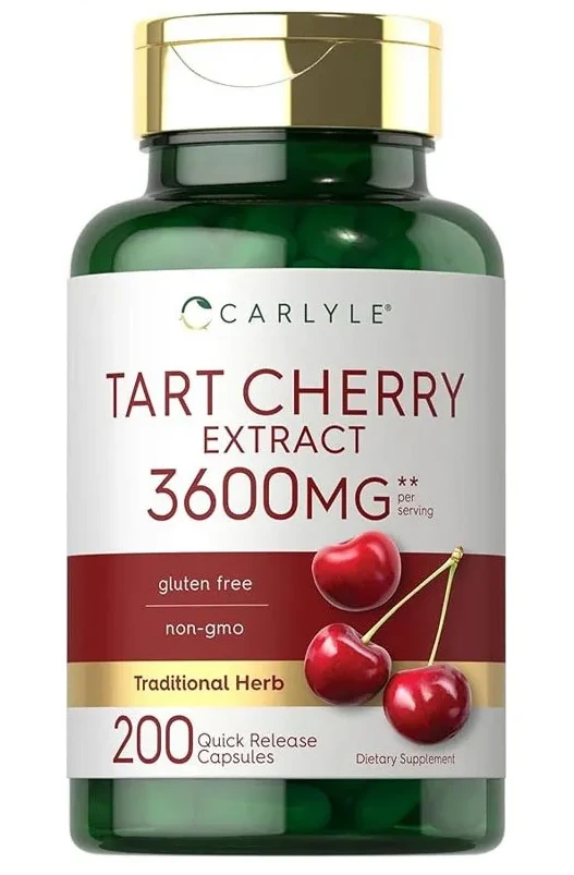Tart Cherry Extract 3600 mg - 200 Capsules Tart Cherry Extract 3600 mg - 200 Capsules